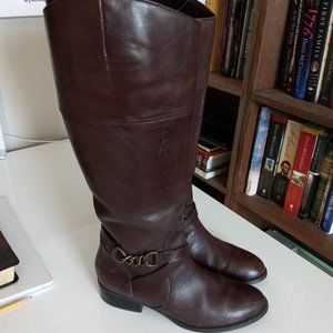Brown Leather Ralph Lauren Boots